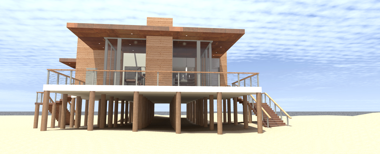 Home Plan Left Elevation of this 4-Bedroom,2490 Sq Ft Plan -116-1094