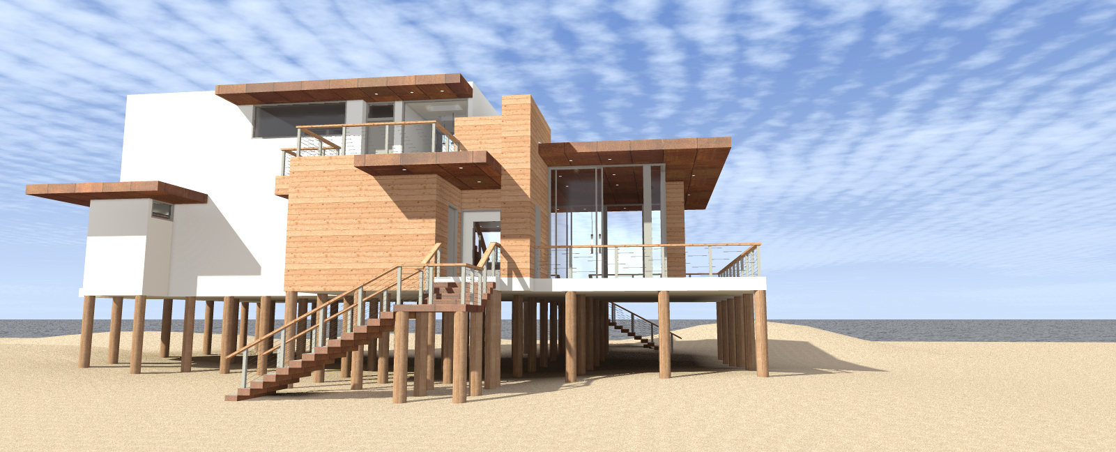 Home Plan Rear Elevation of this 4-Bedroom,2490 Sq Ft Plan -116-1094