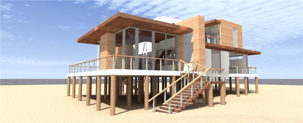 Front View of this 4-Bedroom, 2490 Sq Ft Plan - 116-1094