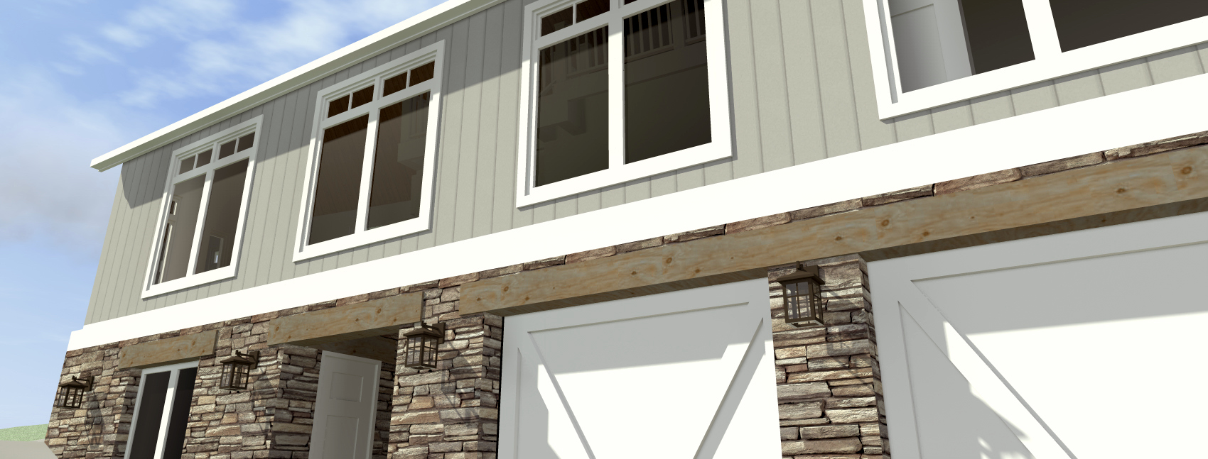 Front View of this 3-Bedroom, 2342 Sq Ft Plan - 116-1095