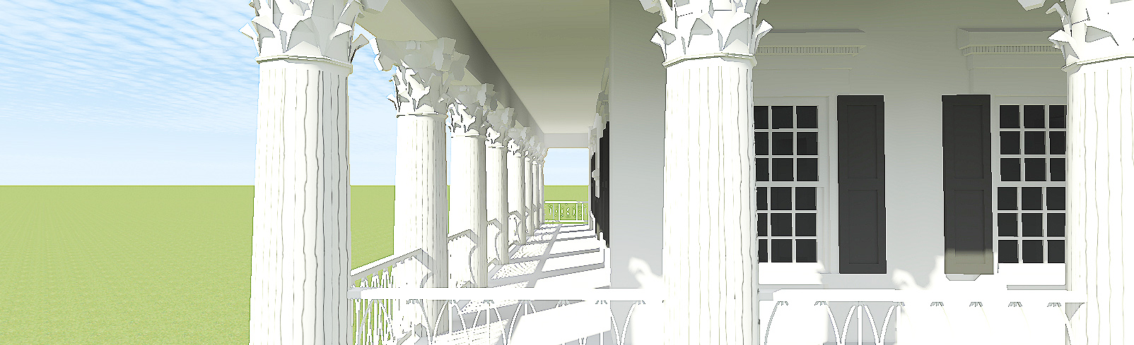Porch of this 3-Bedroom, 4500 Sq Ft Plan - 116-1097