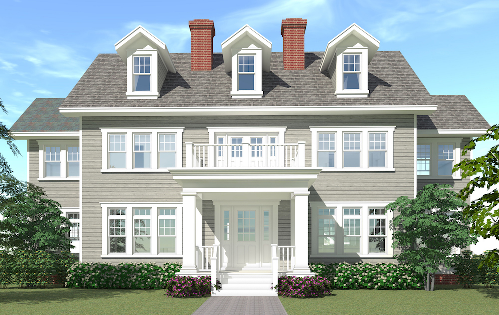 Front View of this 4-Bedroom, 3347 Sq Ft Plan - 116-1099