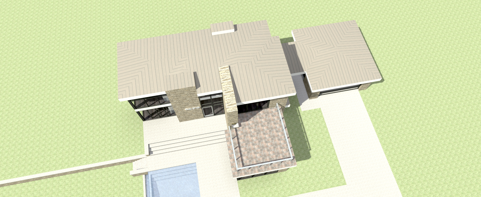 Aerial View of this 3-Bedroom, 2269 Sq Ft Plan - 116-1100