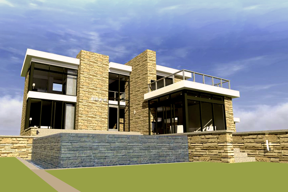 Front View of this 3-Bedroom, 2269 Sq Ft Plan - 116-1100