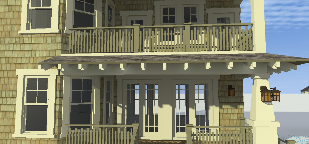 Porch of this 3-Bedroom, 3117 Sq Ft Plan - 116-1102