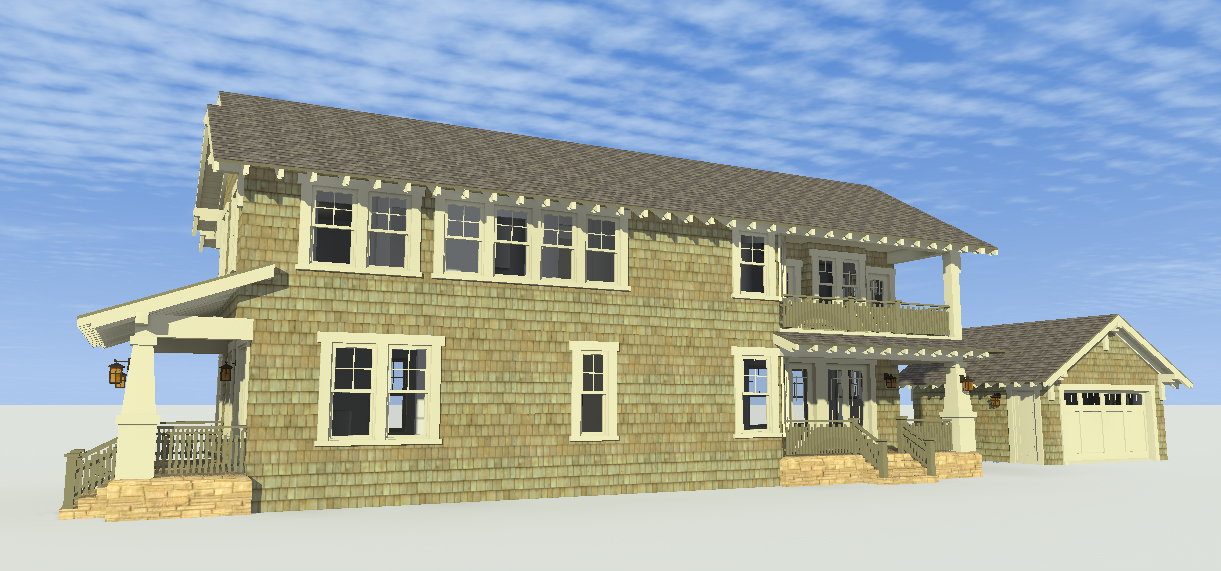 Home Plan Right Elevation of this 3-Bedroom,3117 Sq Ft Plan -116-1102