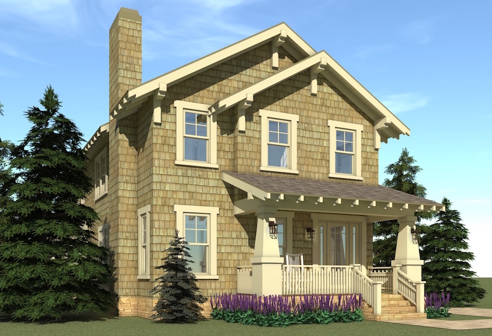 Front View of this 3-Bedroom, 3117 Sq Ft Plan - 116-1102