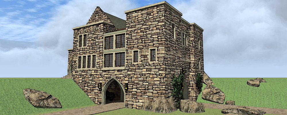 Front View of this 4-Bedroom, 5081 Sq Ft Plan - 116-1105