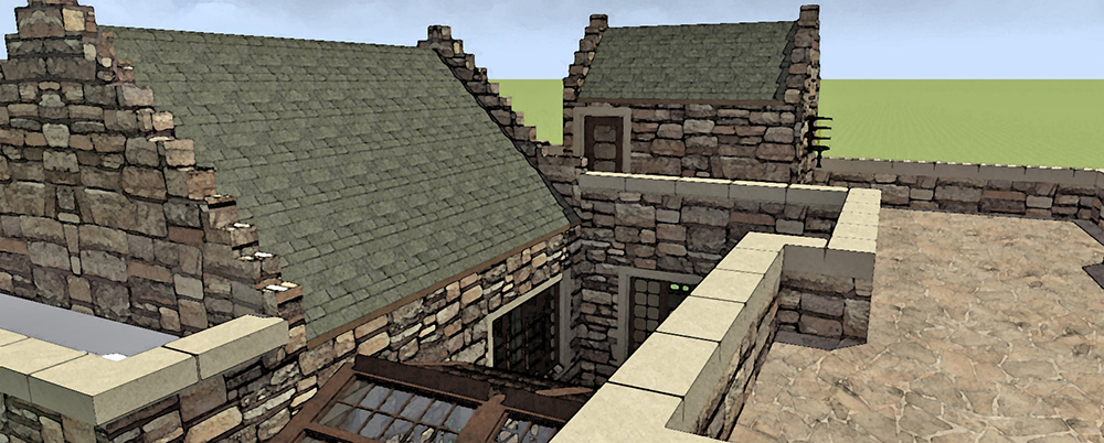 Patio of this 4-Bedroom, 5081 Sq Ft Plan - 116-1105