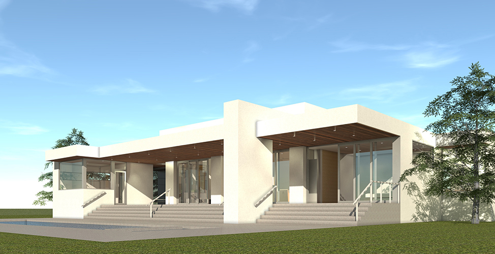 Rear View of this 4-Bedroom, 3304 Sq Ft Plan - 116-1107