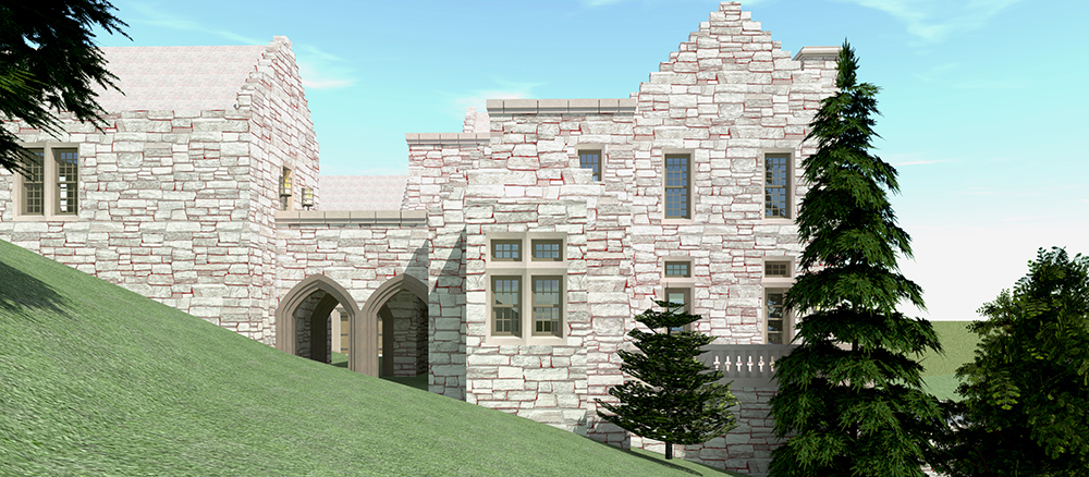Side View of this 6-Bedroom, 9465 Sq Ft Plan - 116-1108