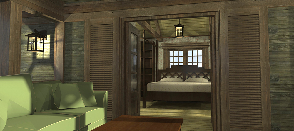 Front Door of this 1-Bedroom, 477 Sq Ft Plan - 116-1109
