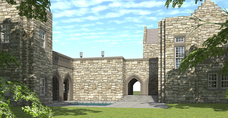 Side View of this 2-Bedroom, 1736 Sq Ft Plan - 116-1110