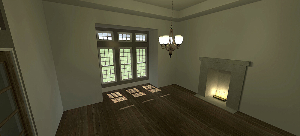 Living Room of this 3-Bedroom, 4357 Sq Ft Plan - 116-1111