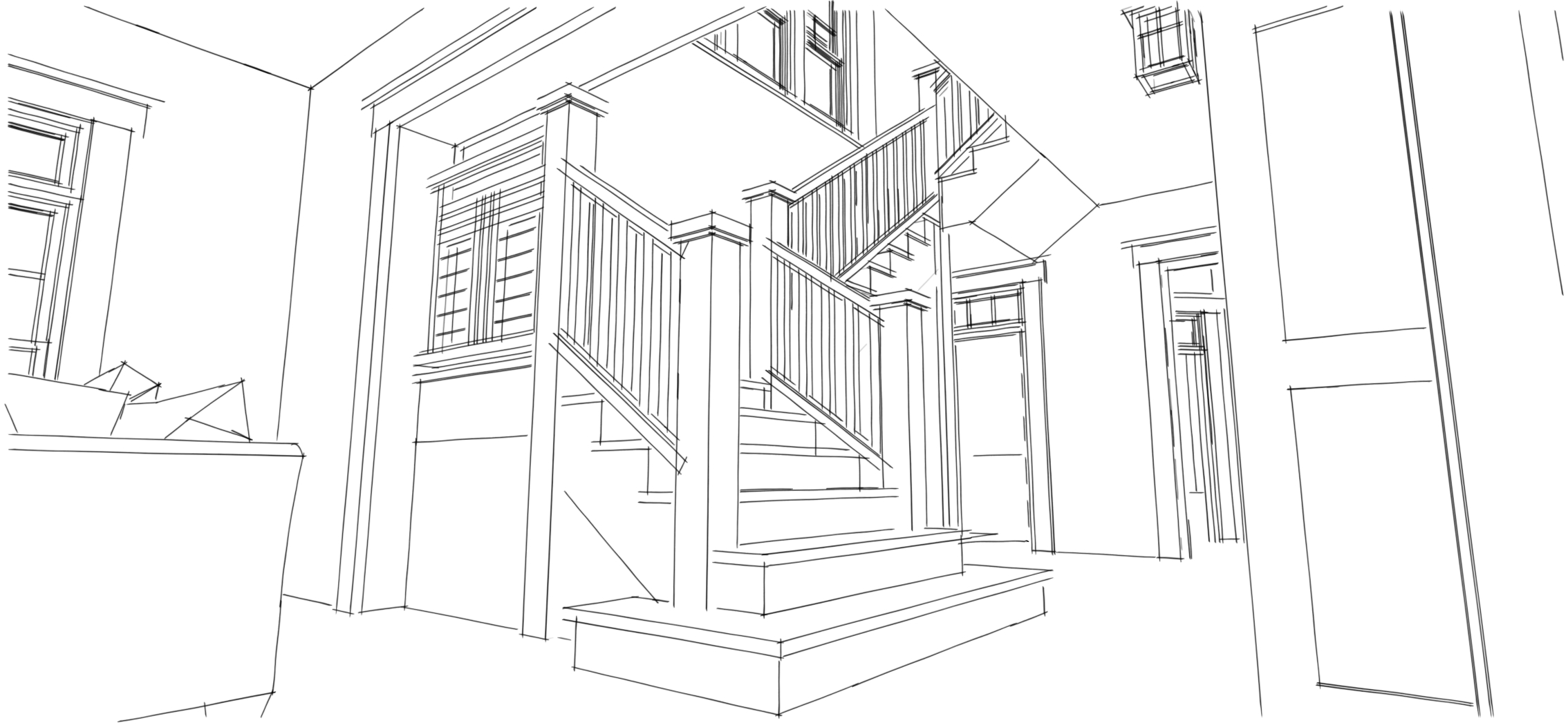 Entry Hall: Staircase of this 4-Bedroom, 2845 Sq Ft Plan - 116-1113