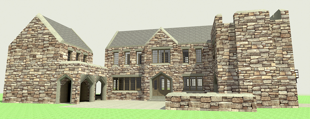 Front View of this 4-Bedroom, 2966 Sq Ft Plan - 116-1116