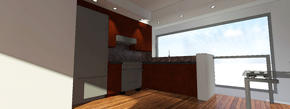 Kitchen of this 1-Bedroom, 784 Sq Ft Plan - 116-1117