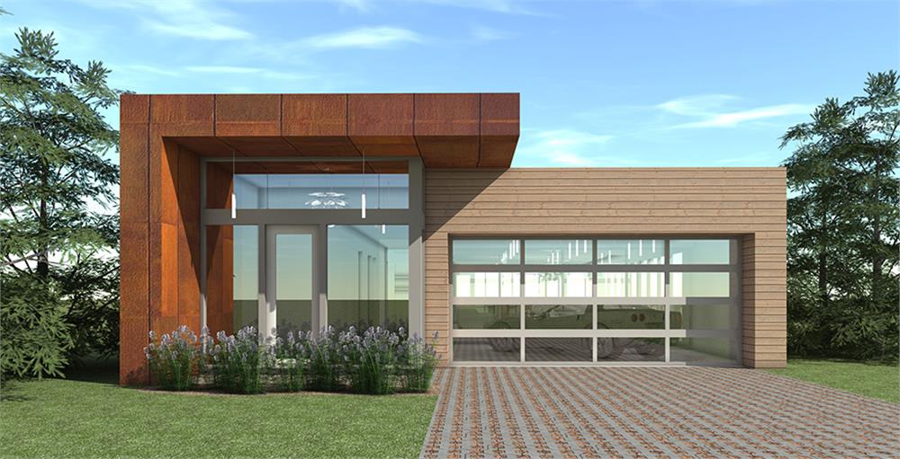 Front View of this 4-Bedroom, 2623 Sq Ft Plan - 116-1118