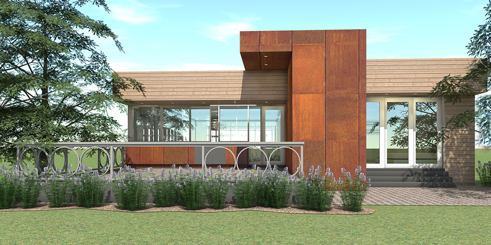 Front View of this 4-Bedroom, 2623 Sq Ft Plan - 116-1118