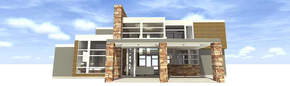 Front View of this 4-Bedroom, 3166 Sq Ft Plan - 116-1119