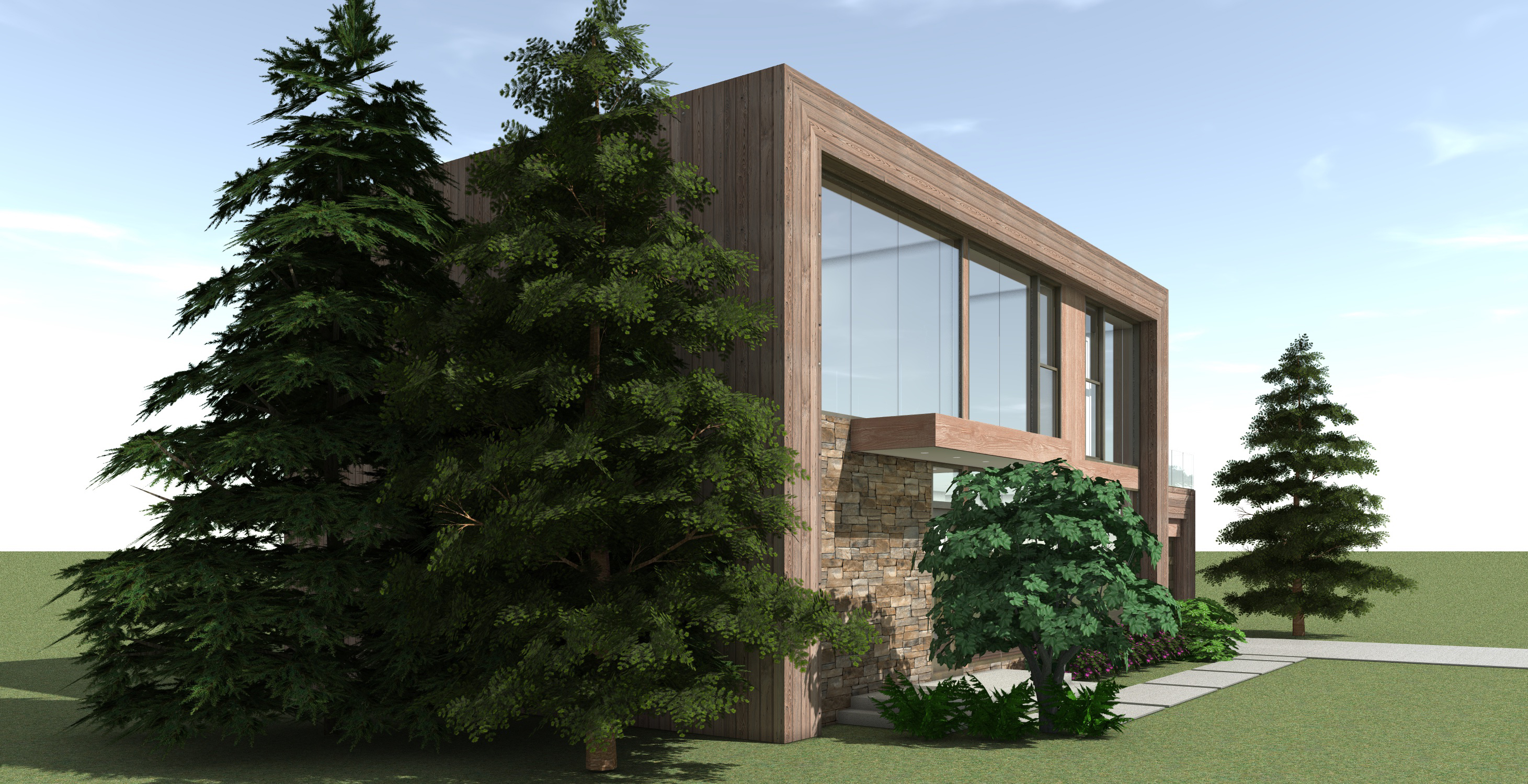 Side View of this 4-Bedroom, 2754 Sq Ft Plan - 116-1121