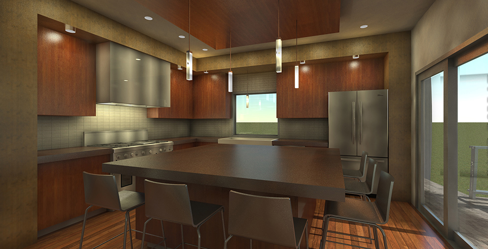 Kitchen of this 2-Bedroom, 1476 Sq Ft Plan - 116-1122