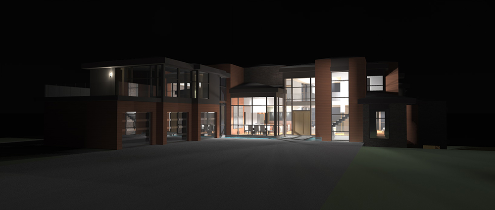 Home at Night of this 5-Bedroom, 5165 Sq Ft Plan - 116-1124