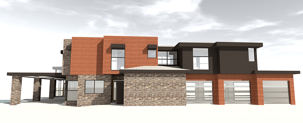 Front View of this 5-Bedroom, 5165 Sq Ft Plan - 116-1124