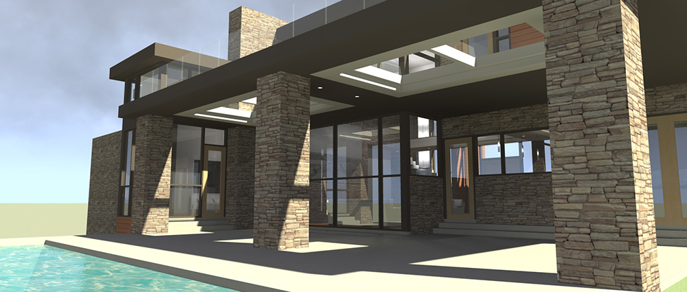 Patio of this 5-Bedroom, 5165 Sq Ft Plan - 116-1124