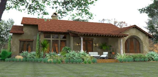 Rear View of this 3-Bedroom,1780 Sq Ft Plan -1780
