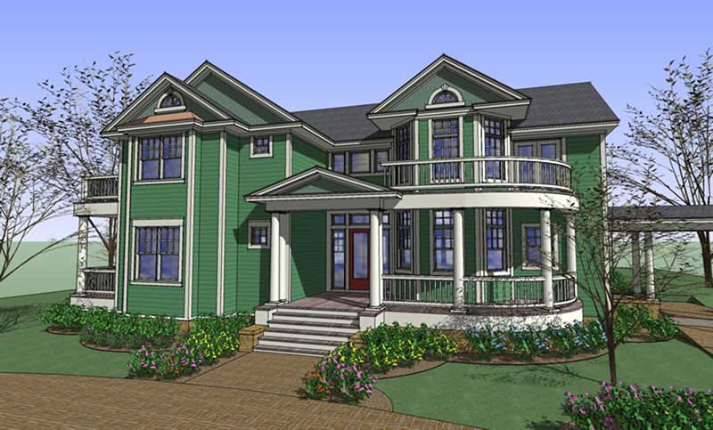 Main image for house plan # 20857
