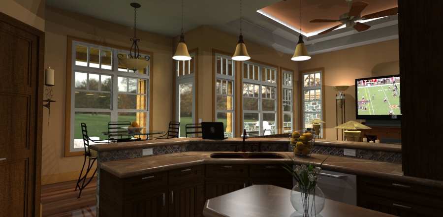 KItchen of this 3-Bedroom, 2091 Sq Ft Plan - 117-1092