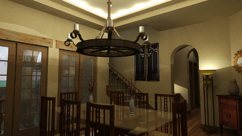 Dining Room of this 4-Bedroom,3691 Sq Ft Plan -3691