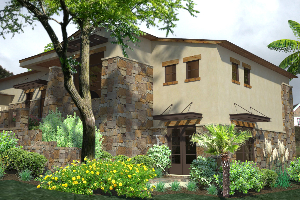 Right Side View of this 3-Bedroom,3638 Sq Ft Plan -3638