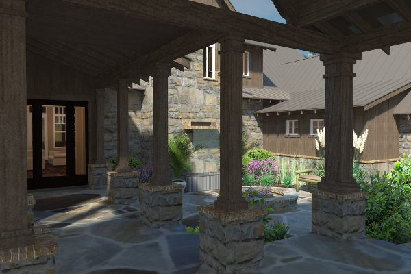 Front Door of this 4-Bedroom,4164 Sq Ft Plan -4164