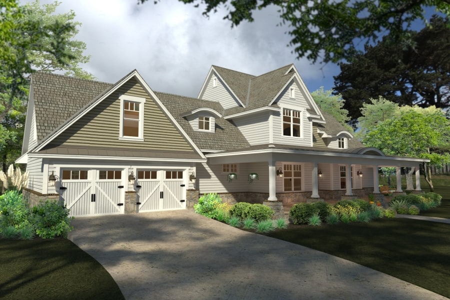 Garage of this 4-Bedroom,2414 Sq Ft Plan -117-1100
