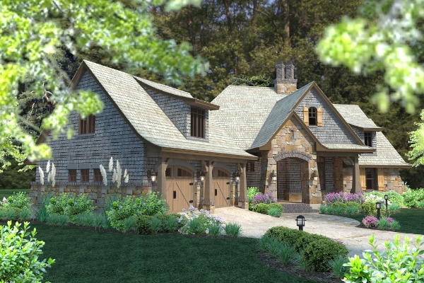 Front View of this 4-Bedroom, 2482 Sq Ft Plan - 117-1102