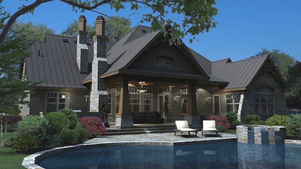 Pool of this 3-Bedroom, 2847 Sq Ft Plan - 117-1103