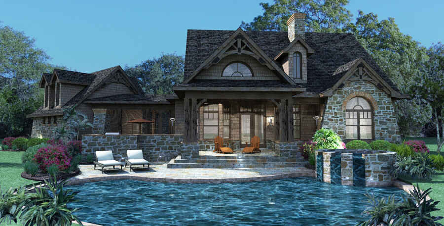 Pool of this 3-Bedroom, 1698 Sq Ft Plan - 117-1105