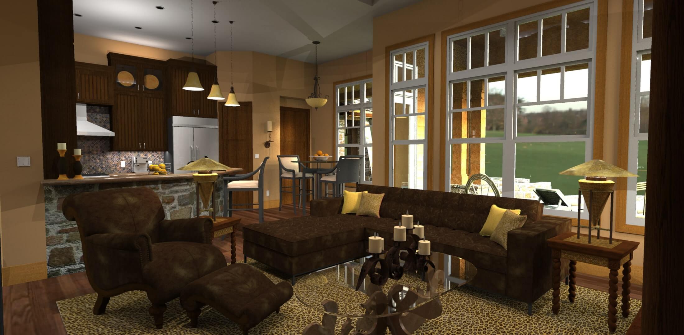Kitchen of this 3-Bedroom, 1848 Sq Ft Plan - 117-1107