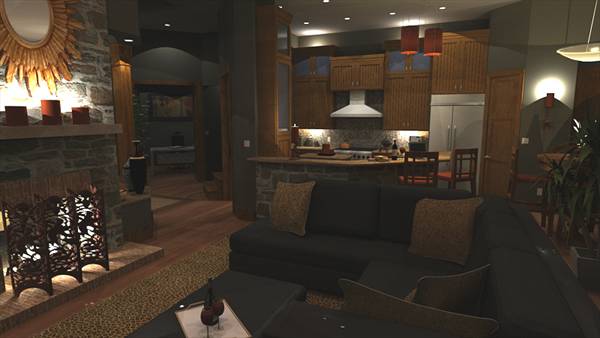 Family Room of this 3-Bedroom,2106 Sq Ft Plan -2106