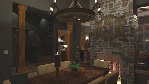Dining Room of this 3-Bedroom,2106 Sq Ft Plan -2106
