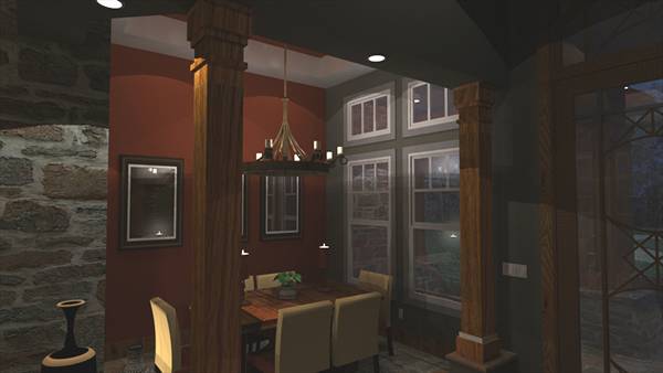 Dining Room of this 3-Bedroom,2106 Sq Ft Plan -2106