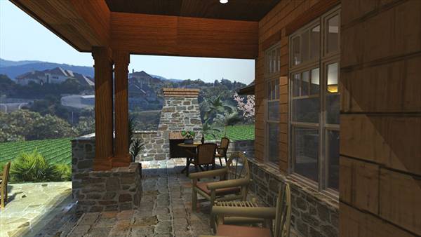 Porch of this 3-Bedroom,2106 Sq Ft Plan -2106