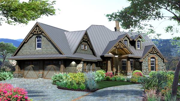 Garage of this 3-Bedroom, 2106 Sq Ft Plan - 117-1108
