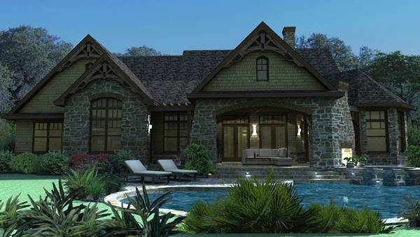 Pool of this 3-Bedroom, 2595 Sq Ft Plan - 117-1109