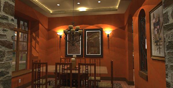 Dining Room of this 4-Bedroom, 3349 Sq Ft Plan - 117-1110