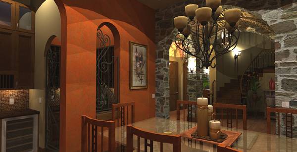 Dining Room of this 4-Bedroom, 3349 Sq Ft Plan - 117-1110