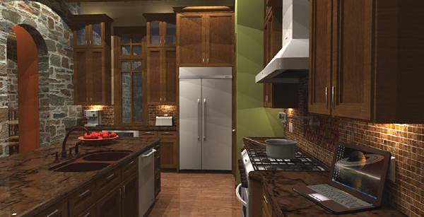 Kitchen of this 4-Bedroom, 3349 Sq Ft Plan - 117-1110