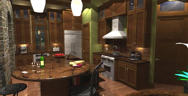 Kitchen: Breakfast Nook of this 4-Bedroom, 3349 Sq Ft Plan - 117-1110